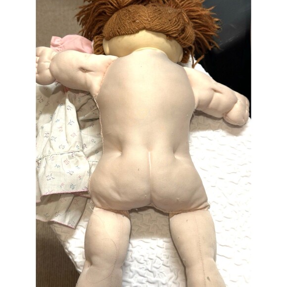 Cabbage patch Head 1984 MN Thomas Homemade Body ? 18 inch doll - Picture 3 of 16